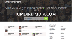Desktop Screenshot of kimdirkimdir.com