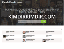 Tablet Screenshot of kimdirkimdir.com